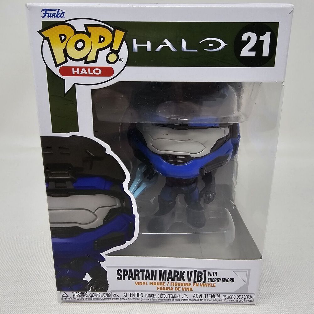 Funko POP! Halo - Spartan Mark V B‎ with Energy Sword #21 Vinyl Figure